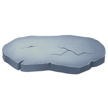 Cracked pietra piattaforma png