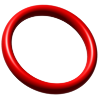 a red ring on a transparent background png