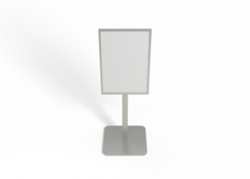 Floor Display Stand for Poster or Logo Showcase png