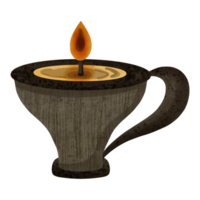 Handdrawn Candle Element png