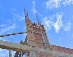 Building Framework under Bright Skies photo