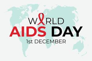 World AIDS Day Awareness Campaign. December 1. illustration vector