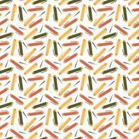 Seamless pattern with colorful yarn spool. Repeating background of sewing thread vector