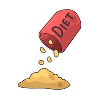 diet supplement illustration vector