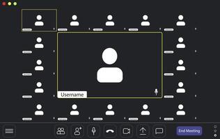 The screen shot shows the user interface for the app vector