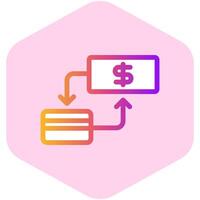 icon of withdrawal vector