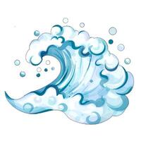 Embrace the essence of summer as the waves crash on the shore, creating a lively atmosphere perfect for beach lovers seeking sun, fun, and remarkable holiday experiences. vector