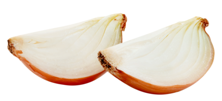 Fresh Onion sliced isolated png