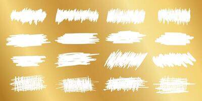 Scrape scratchcard textures on gold background. Collection of golden scratch card, lucky game ticket, lottery winner, money prize or sale coupon surfaces. realistic illustration vector