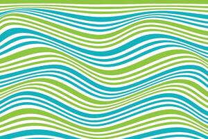 simple abstract sky blue and green color horizontal wavy distort line pattern wavy lines abstract turquoise and green vector