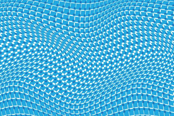 simple abstract sky color halftone square half plaid wavy distort pattern wavy grid texture