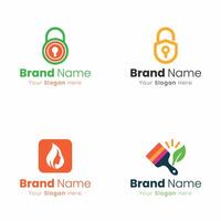 Professional Brand Identity Logo Design Services for Business Growth and Marketing Strategies vector
