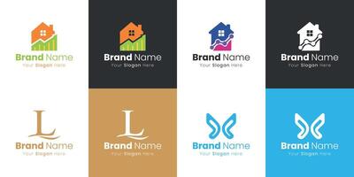 Inspiring Logo Designs for Your Brand Identity and Creative Visuals vector