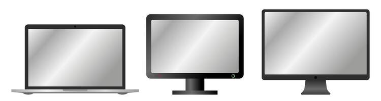 Development of gadgets. Modern technology icons. vector