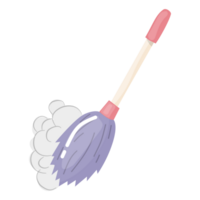 Feather duster with dust illustration png