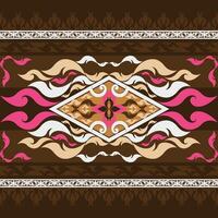 Floral pattern with vibrant colors vector
