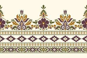 Floral pattern with intricate designs vector