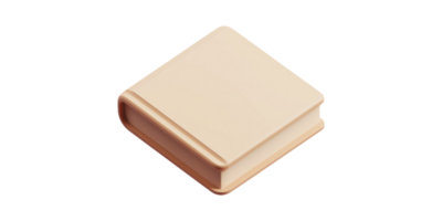 Closed Beige Book Icon. Symbol Of Knowledge, Education, And Learning Isolated On Transparent Background png