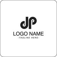 The logo for a company that is called JP vector