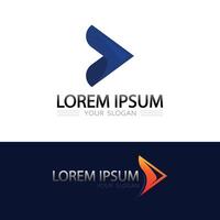 Professional Upward Arrow Logo for Finance and Investment Company Branding vector
