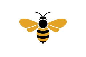 Insect Bee Flat Style Graphic Art vector