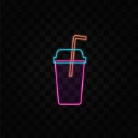 fresh juice, Chia pudding icons. neon style.Set of fresh fruit and vegetable juice. Various smoothie drinks summer set vector