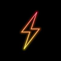 3D neon ray. Design elements for Web, Internet, application, advertisement, promotion. . vector