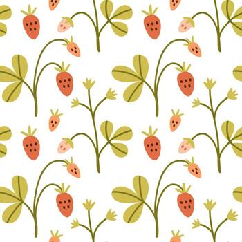 otoño linda baya sin costura modelo. otoño aislado bayas en blanco antecedentes. cuadrado repetir modelo plano diseño para otoño estación. vector