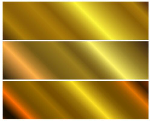 metal, golden gradient. Metallic gradient effect for text design and bulletin boards, infographics. Metallic gold gradient.