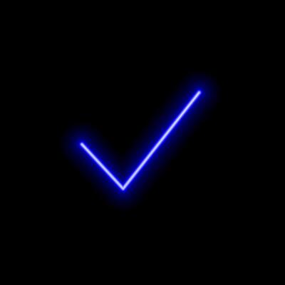 Check mark icon set. neon style.mark, checklist, selected, confirm, approve, correct, agree, mark checkbox, accept and verified icons. Solid icon collection