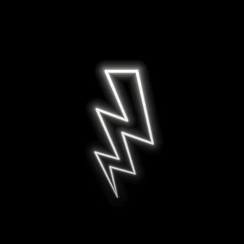 3d white lightning icon. Minimal 3D rendering of thunder and bolt, storm sign, energy symbol, electrical charge emblem. For design of flash sale, game, weather app. vector
