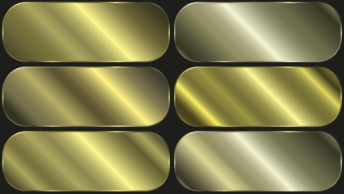 golden gradient. Metallic gradient effect for text design and bulletin boards, infographics. Metallic gold gradient.