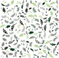Seamless Leaf Pattern in Shades of Green and Gray Nature Inspired Background Design vector