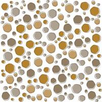 Minimalist Geometric Pattern in Brown and Beige Tones Abstract Seamless Background Design vector