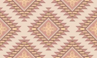 Diamond Geometric Seamless Pattern Earthy Pink Tones vector
