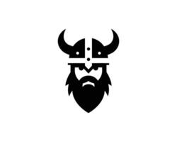 Bold Viking Warrior Graphic Logo Design vector