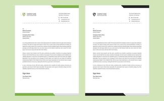 Modern abstract clean creative corporate company business editable minimalist real estate letterhead template design. vector