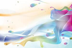 colorful gradient smooth watercolor backgrounds vector