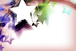 amazing background colorful stars art vector