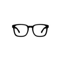 Classic black frame glasses perfect for any occasion essential eye wear accessory with clear lenses vector