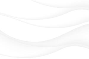 Seamless smooth white gray waves abstract clean modern background vector