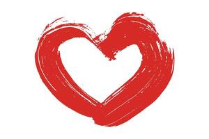 Simple hand drawn heart drawing illustration Scribble heart doodle Love clipart fifty-three vector