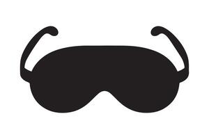 A black and white image of a pair of glasses vector
