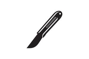Knife icon illustration on white background vector