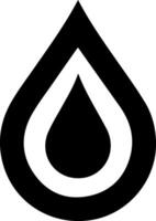 Petroleum products. Simple icon of drop of oil or petroleum. For web vector