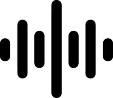 Soundtrack. Sound visualization. Soundtrack icon vector