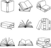 Collection of hand drawn illustrations of various boxes and packages vector