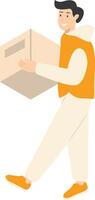 Illustration of a Male Volunteers vector