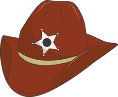 Classic Cowboy Hat. Design Element. vector