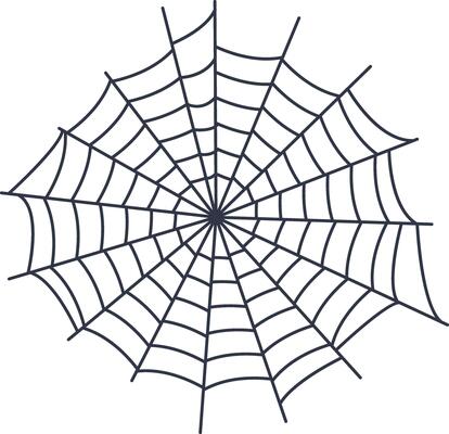 Illustration of Black Spider Web Decoration. Halloween Cobweb Decoration. Illustration of Black Spider Web Decoration. Halloween Cobweb Decoration.